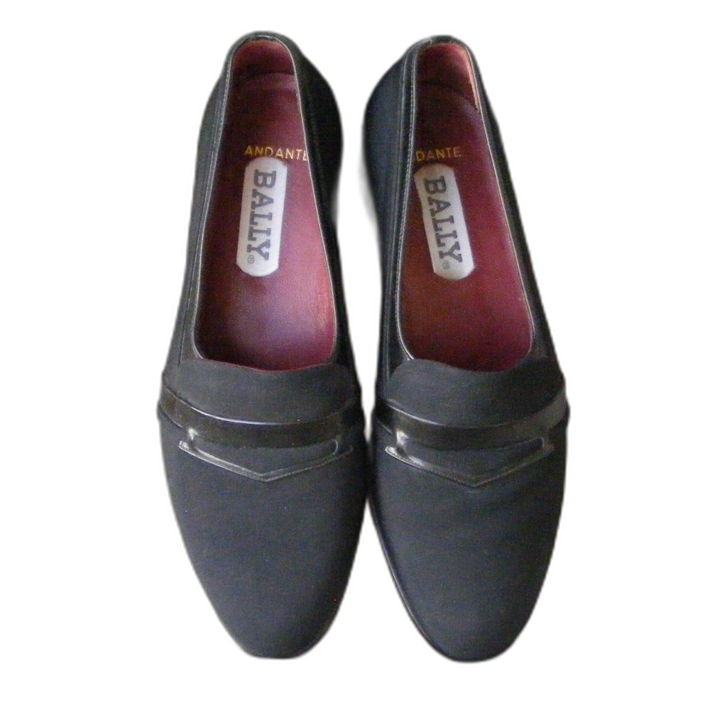 Bally Andante Penny Loafers, 8m, Black, Patent Leather Trim